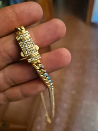 Cadena y Colgante Oro 18k 38g