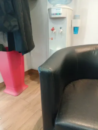 2 Butacas Negras Ikea Piel Sintética