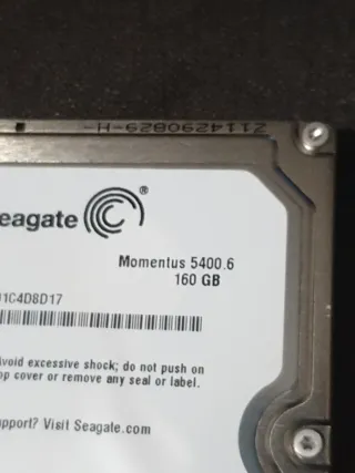 Disco Duro Seagate 160GB Momentus 5400.6