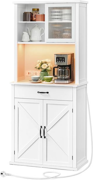 Armario Cocina Blanco con Luz