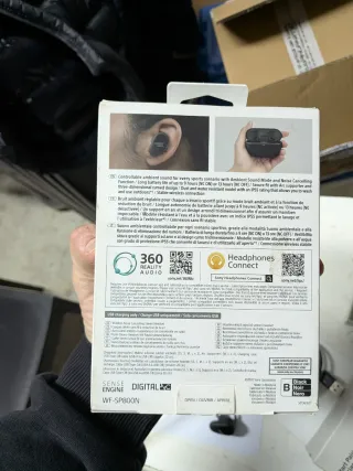 Sony WF-SP800N Cuffie In Ear Wireless Bluetooth