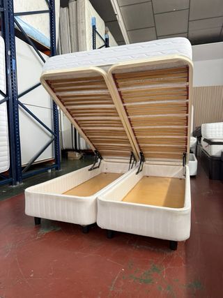 2CANAPÉS Y COLCHON VISCO 135x190