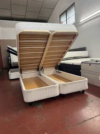 2CANAPÉS Y COLCHON VISCO 135x190