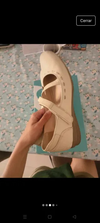 Zapatos Merceditas Beige