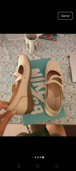 Zapatos Merceditas Beige