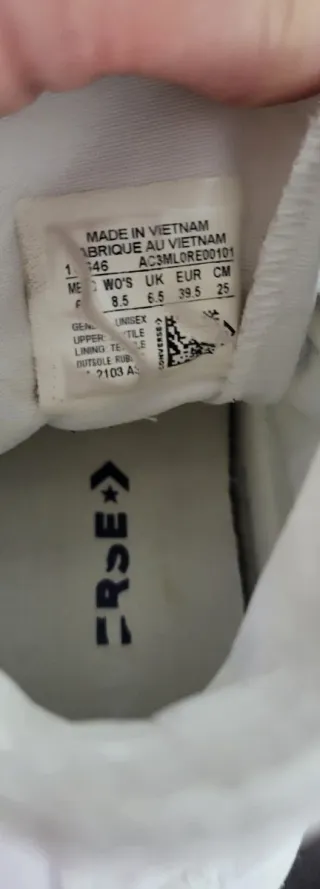 Zapatillas Converse Blancas Talla 39.5