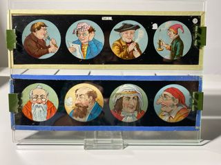 Cristales Linterna Mágica 1890-1910