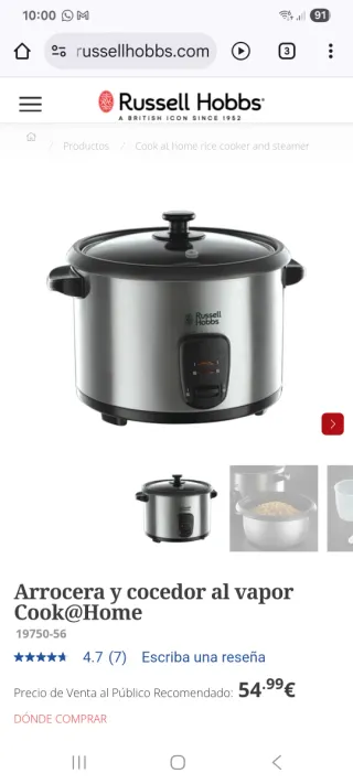 Arrocera Russell Hobbs Cook@Home
