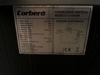 Congelador Vertical Corberó