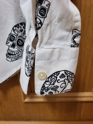 Camisa. Estampada. Calavera. ZARA