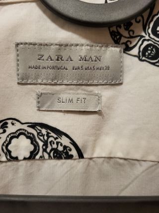 Camisa. Estampada. Calavera. ZARA