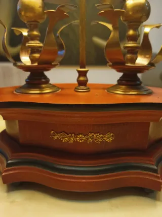 Lámpara de Mesa Victoriana tipo "Bouillotte"