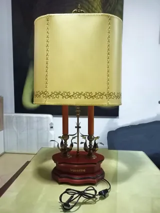 Lámpara de Mesa Victoriana tipo "Bouillotte"