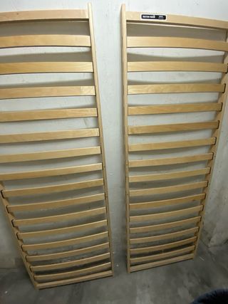 Somier IKEA láminas madera 90cm, mod. Sultán Mané