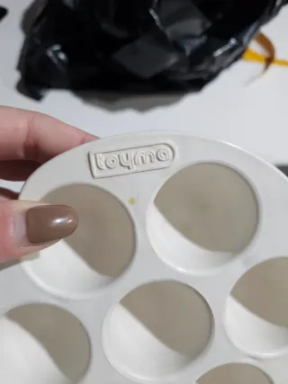 Molde silicona cubitos hielo 16 cavidades blanco