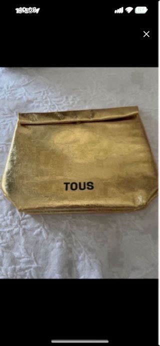 Neceser/Bolso Mano Tous Dorado