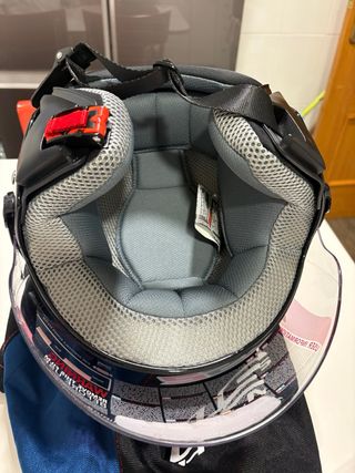 Casco Moto Jet LS2 Negro