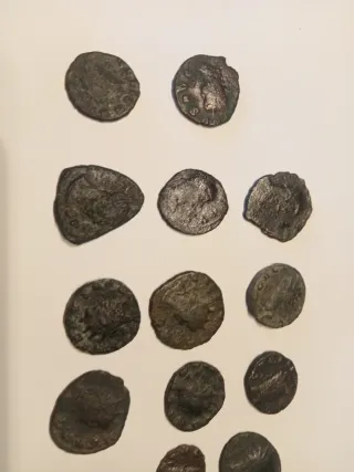 Lote monedas romanas Galienos Alto Imperio