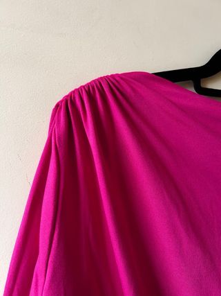 Camisetas Asimétricas Rosa Original cómoda T.S y M