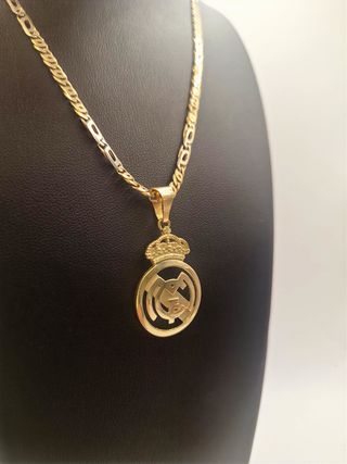 COLGANTE ESCUDO DEL REAL MADRID ORO DE 18K