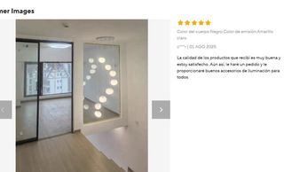 Lámpara Colgante Diseño Bolas Piedra