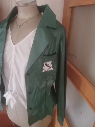 Disfraz colegiala verde y blanco