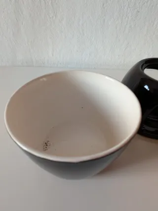 Cazuela Fondue Cerámica + 4 Tenedores