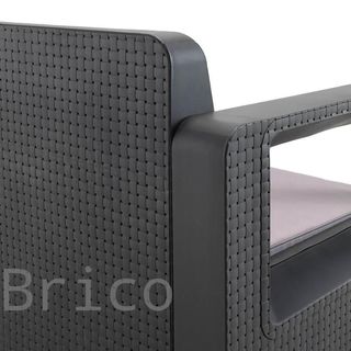 Muebles Jardín Venus Tete a Tete Grafito