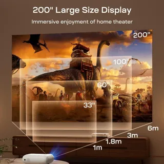 Proyector PRECINTAFO 4K con Bolso