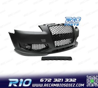 PARAGOLPES DELANTERO AUDI A3 8P 04-08 LOOK RS3 NEGRO
