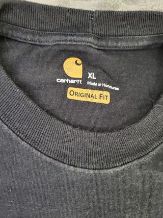 Camiseta Carhartt K87 XL Negra Original Fit