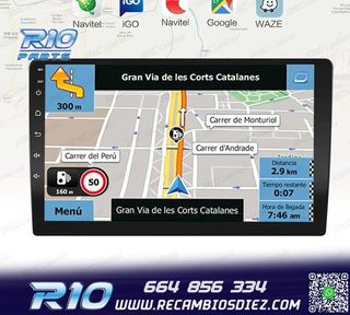 RADIO 9" GPS ANDROID 13 QUAD CORE 64GB ROM