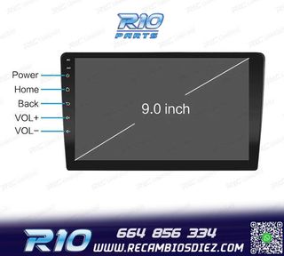 RADIO 9" GPS ANDROID 13 QUAD CORE 64GB ROM