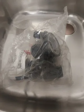 Fregadero doble seno inox