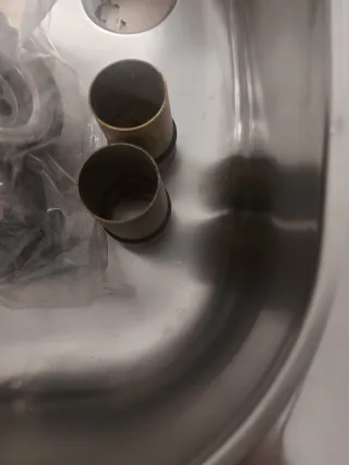 Fregadero doble seno inox