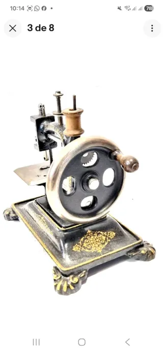 Máquina de coser LA PETIT LINGERE antigua 1890