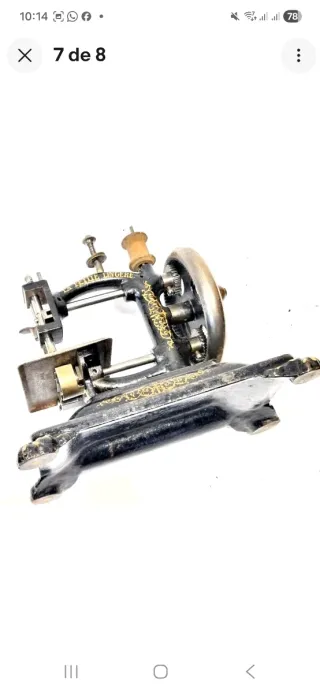 Máquina de coser LA PETIT LINGERE antigua 1890
