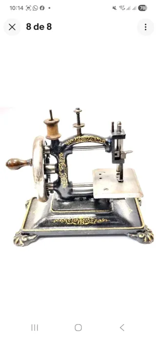 Máquina de coser LA PETIT LINGERE antigua 1890