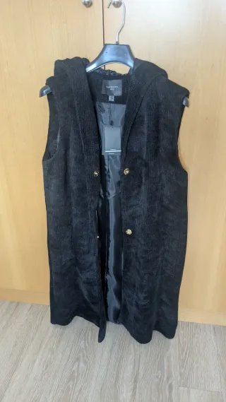 Chaleco Cortefiel Negro Talla M/40