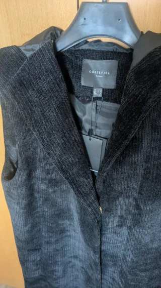 Chaleco Cortefiel Negro Talla M/40