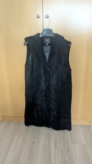 Chaleco Cortefiel Negro Talla M/40