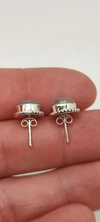 Pendientes de Plata y Piedra Luna.