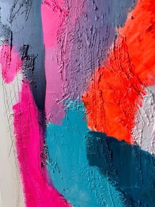 Díptico Cuadros Abstractos Salón Grandes