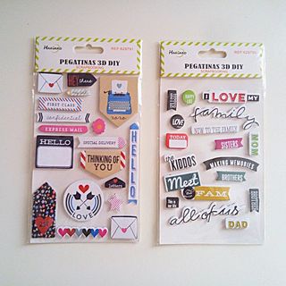LOTE PEGATINAS 3D DIY SCRAPBOOKING HARVARD