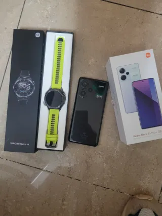 Xiaomi Redmi Note 13 Pro+ y Reloj s4