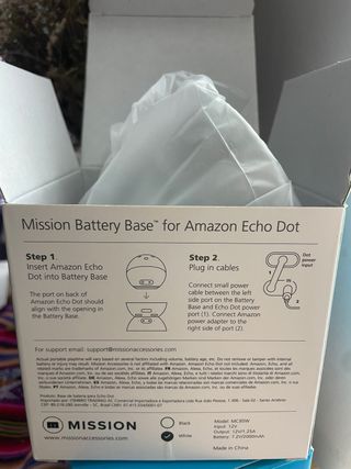 Base di ricarica wireless per Alexa Echo Dot