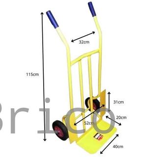 Carretilla Almacén Rueda Maciza 300 Kg