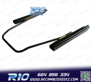 KIT ASIENTO DEPORTIVO SEMI BAQUET ESTILO RS ALCANTARA CUERO