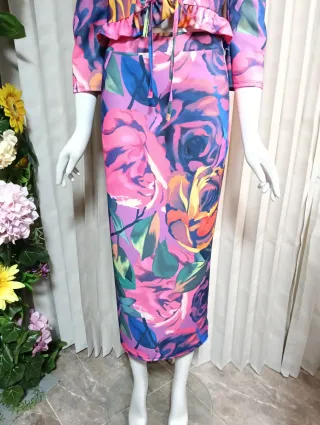 Conjunto estampado floral