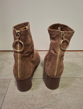 Botines Zara Beige/Marrón Talla 42